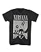 Nirvana B&W Blended Group Photo Adult T-shirt - Black (Small)