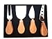 New Design-Bamboo Cheese Board and Cutlery Knife Set,Wood Cheese Plate,Charcuterie Board with Cutter,Best Party Serving Set,Appetizer Food Tray,Serving Platter,Black Slate Board with Chalk Markers