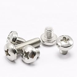 M8 Phillips Pan Head Machine Screws A2 Stainless