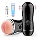 Vibrating Male Masturbator Cup Masturbation Toys with Powerful Vibration for Intense Stimulation, PALOQUETH Realistic Male Sleeve Stroker with Innovative Squeezable Panels for Customized Play