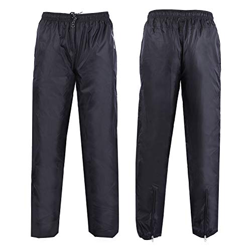REDCAMP Unisex Rain Pants Waterproof Lightweight with Side Zipper