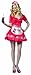 Rasta Imposta Coca-Cola Soda Girl, Red, Adult 4-10