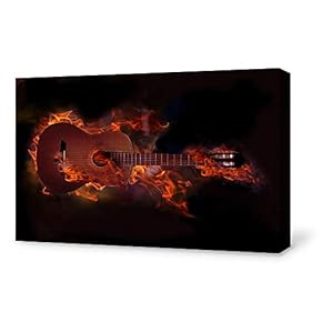 Canvas Wall Art for Living Room,Bedroom Home Artwork Paintings Music Ready to Hang - 12x18 inches