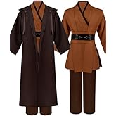 COSXINGYI Adult Costume Robe Men Cosplay Outfit Hooded Cloak Tunic Cape Halloween Suits