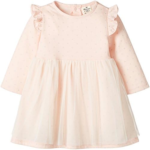 Bijouxbee ビジューアンドビー Bijouxbee ビジューアンドビー 星プリントオーガニックコットンワンピース ピンク M 70