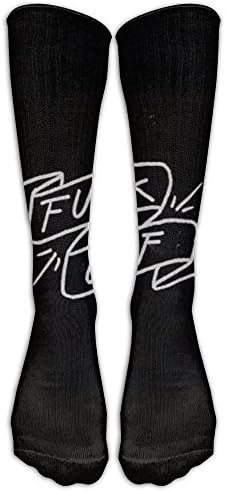 Fuck Off Classic For Women Or Man Soccer Knee High Sport Sock High Socks