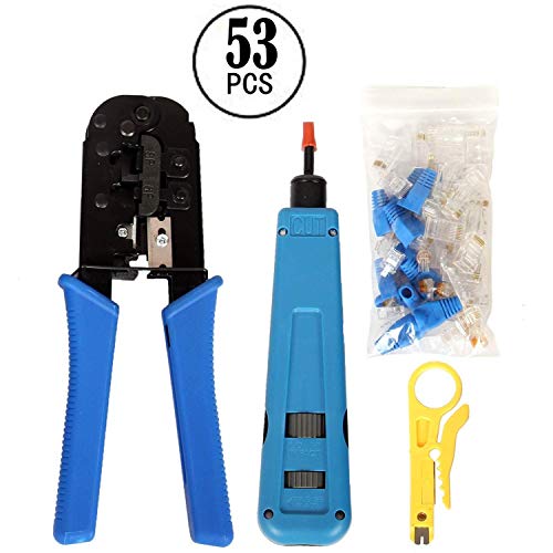 Network Cable Repair Maintenance Tool Kit Set 11 in 1 Portable Phone