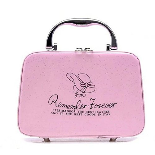 EYX Formula New Korean style Cute Travel Cosmetic Bag Shoulder bag with Large Capacity,Colorful Portable Makeup tools Cosmetic Case with Mirror for Women Ladies Girls