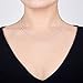 Amberta 925 Sterling Silver 2.3 mm Heart Chain Necklace Length 18