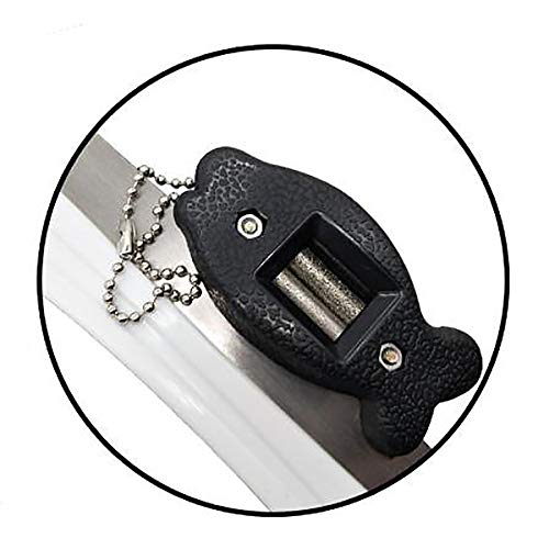image for SODIAL Double Diamond Sharpening Knife Sharpener Ice Hockey Knife Patt
