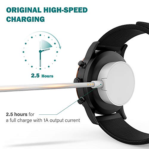 TUSITA Oplaadkabel Compatibel met Fossil Gen 4/5/5E/6, Emporio Armani, Skagen falster 2, Misfit Vapor 2, Diesel Guard 2… - Afbeelding 6