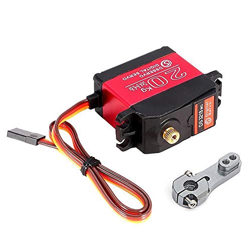 Goolsky DSSERVO DS3218MG RC Servo 20kg Wasserdichtes Aluminiumoberteil Einachsiges Servo Metallzahnrad Digitales Servo… – Bild 3