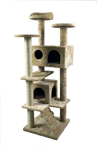 image for HIDING CAT TREE Nice Tower Condo Furniture Scratch Post Kitty Pet Hous