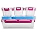 Rubbermaid LunchBlox Leak-Proof Entree Lunch Container Kit, Large, Beet Red