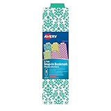Avery Snap-in Plastic Bookmark Dividers, 5 Tabs, 1 Set, Assorted Designs (24909)