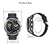 Smart Watch,B-Active Fitness Tracker,Q Watch Charger,IP68 Smart Watch,Heart Rate Monitor,26mm TPU Band,Dual time Zone Black Watch
