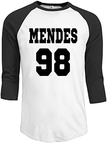 Cotton Men's Shawn Mendes Stitches Anadian Singer 3/4 Sleeve Raglan Tee Apparel