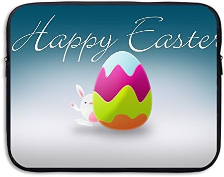 Praise Store Happy Easter Bunny Rabbit Computer Liner Laptop Computer Sleeve 13 Inch Tablet Case Computer Accessories For Macbook Air Pro