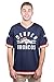 ICER Brands NFL Men's Jersey T-Shirt V-Neck Mesh Stripe Tee Shirt, Team Color