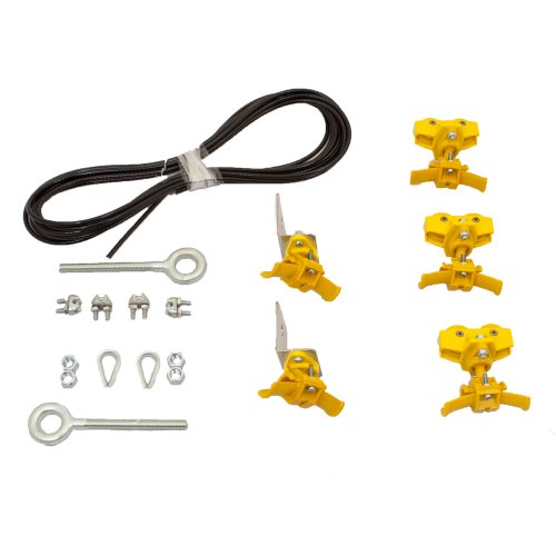 KH Industries FTSW-RS-KIT40 Festoon Stretch Wire Kit with 40' Length for Small Round Cable Systems