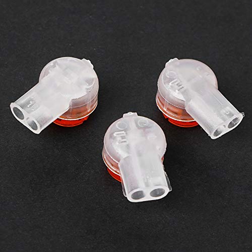 Uvital Waterproof GelFilled Orange Clear Button Telephone Wire