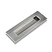 6 in Rectangular Recessed Sliding Door Handles Finger Pulls Flush 304# Stainless Steel 2 Pack