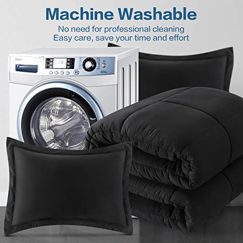 BEDHOURS Oversized King Comforter Set All Season Down Alternative Comforter Lightweight Cooling