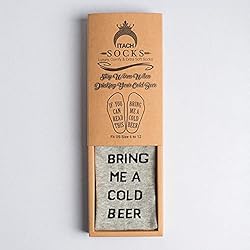 Funny Beer Socks + Gift Box - If You Can Read This
