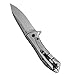 Zero Tolerance Rexford KVT Titanium Folding Knife (0801TI), 3.5-inch Powdered Stainless Steel Modified Drop-Point Blade, KVT Ball-Bearing Opening System, Todd Rexford Collaboration, 5.6 oz