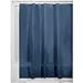 InterDesign Mildew-Resistant PEVA 3 Gauge Shower Liner, Stall 54 x 78, Navy