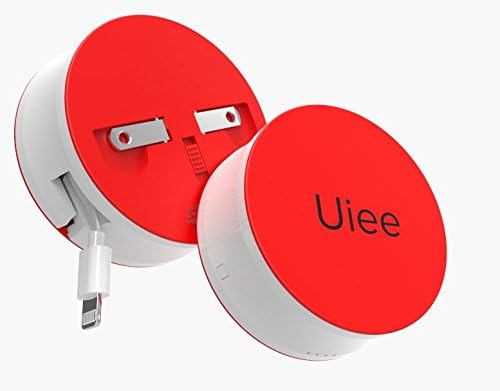 Uiee: Wall Charger + Power Bank (with retractable cable). For iPhone.