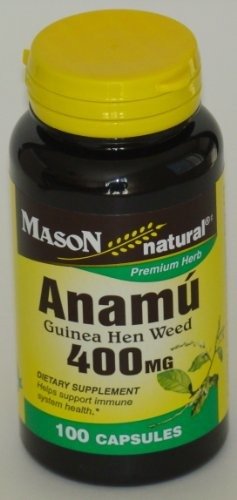 2 Pack Special of MASON NATURAL ANAMU CAPSULES 100 per bottle