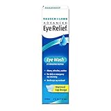 Bausch & Lomb Advanced Eye Relief Eye Wash, 4-Ounce Bottles (Pack of 6)