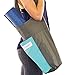 Yoga Mat Bag Carrier + Extra Yoga Mat Strap Holder for Carrying Yoga Mat - with 2 Extra Pockets For Keys, Phone and Extras. Cotton Canvas Tote Gym Sling - Yoga Bag for Men Women and Kids (Blue)
