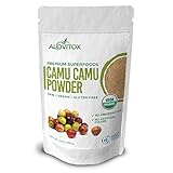 Organic Camu Camu Berry Superfood Powder - Vitamin C, Antioxidants, Non-GMO - Certified Organic, Raw, Vegan, Gluten Free, Paleo - 3.5oz by Alovitox