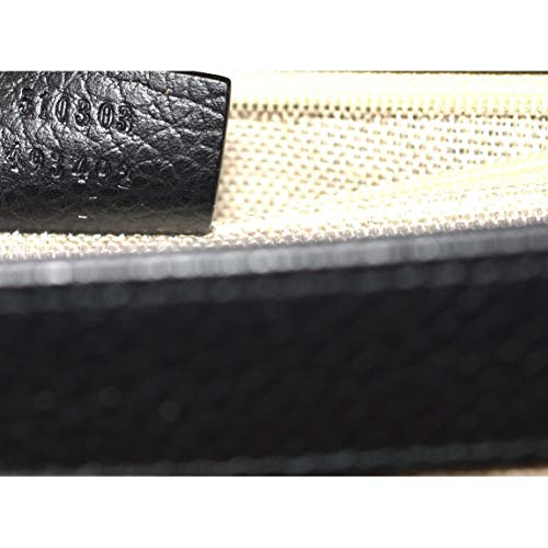 Gucci Women's Black Leather 510304 Interlocking GG Crossbody Purse Handbag New