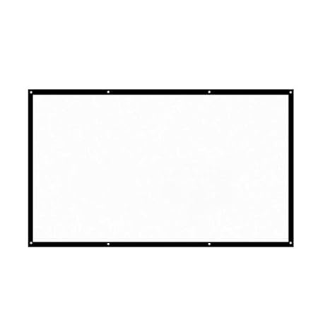 Rolloleinwand 120' 16: 9 Projektorscheibe Rückprojektion Beamer Leinwand erhältlich einfache Montage und Bedienung