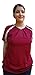Blossom Breeze SureCare Post Surgery Wear | Womens T-Shirt | XL Classic Burgundy