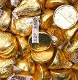 Hersheys Kisses Creamy Milk Chocolate Gold Wrapping 2 Lbs