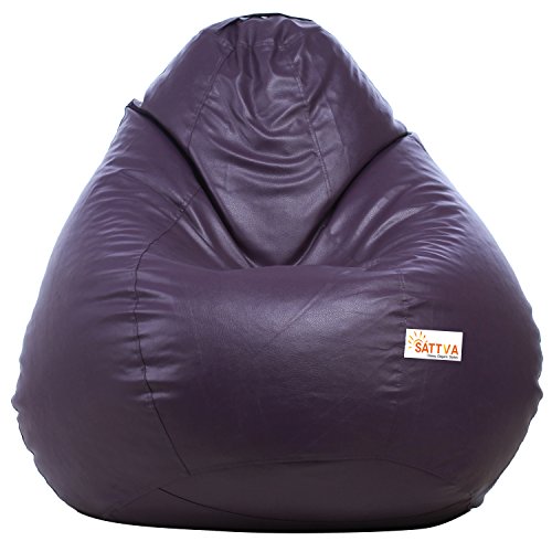 Sattva Classic Bean Bag Cover Without Beans XXXL Size - Purple