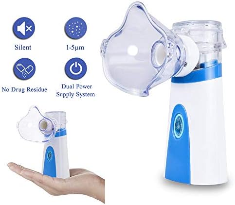 Faxpot Handheld Inhaler Machine Mini Portable Cool Mist Vaporizer Kit for Adults Kids Travel and Home Daily Use