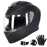 Full Face Motorcycle Street Bike Helmet with