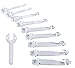 Improved Size Label Fun Living 10 Piece Accessories Kit Includes 9 Interchangeable Heads and 1 Mini Wrench (Replacement Set ONLY) 2.5mm to 6.5mm for Rechargeable 9 in 1 LED Lighted Crochet Hooks