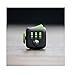 ENJOY Fidget Cube Relieves Stress And Anxiety for Children and Adults (Black Green)