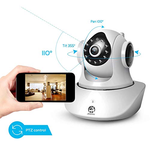 JOOAN WiFi Security Camera IP Inddor Home Camera Wireless with Two-Way Audio Night Vision 720P Camera for Pet Baby Monitor - Thumbnail 4
