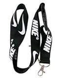 Nike Black Lanyard Keychain Holder