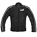 HWK Spyder Motorcycle Jacket for Men with Weather Resistant Cordura Textile Fabric for Enduro Motocross Jacket 4X-LARGE/BLACK