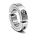 Climax Metal 2C-137-Z Two-Piece Clamping Collar, Zinc Plating, Steel, 1-3/8