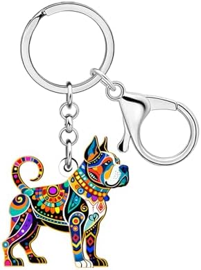 3D Printed Pitbull Dog Keychain - 3D Printed Articulating Fidget