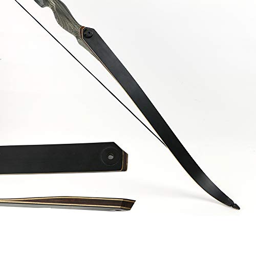 image for Huntingdoor Archery Recurve Bow Takedown Bow 60inch Longbow for Right 